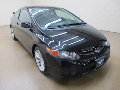 Nighthawk Black Pearl Honda Civic Si Coupe.  Click to enlarge.