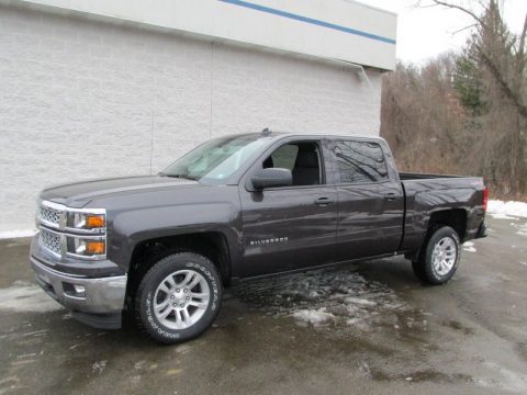 Tungsten Metallic Chevrolet Silverado 1500 LT Crew Cab 4x4.  Click to enlarge.