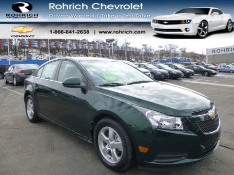 Rainforest Green Metallic Chevrolet Cruze LT. Click to enlarge. Rainforest Green Metallic Chevrolet Cruze LT. Click to enlarge.