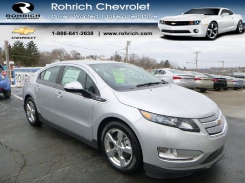 Silver Ice Metallic Chevrolet Volt .  Click to enlarge.