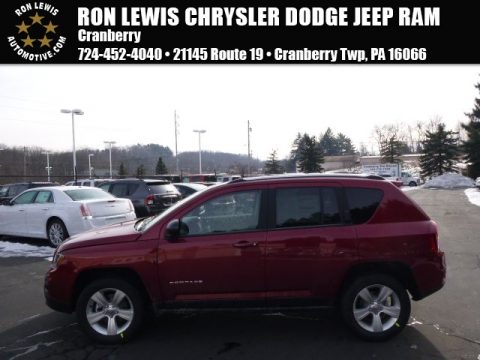 Deep Cherry Red Crystal Pearl Jeep Compass Sport 4x4. Click to enlarge. Deep Cherry Red Crystal Pearl Jeep Compass Sport 4x4. Click to enlarge.