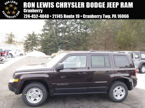 Rugged Brown Metallic Jeep Patriot Sport 4x4.  Click to enlarge.