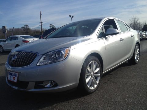 Quicksilver Metallic Buick Verano Leather.  Click to enlarge.