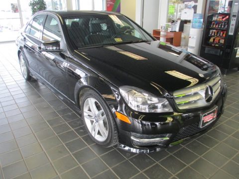Black Mercedes-Benz C 300 Sport 4Matic.  Click to enlarge.