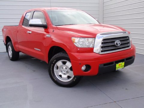 Radiant Red Toyota Tundra Limited Double Cab 4x4.  Click to enlarge.