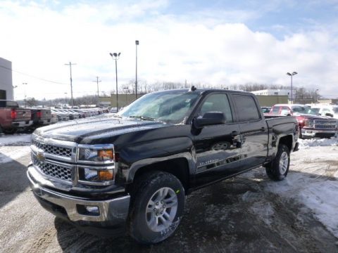 Black Chevrolet Silverado 1500 LT Crew Cab 4x4.  Click to enlarge.