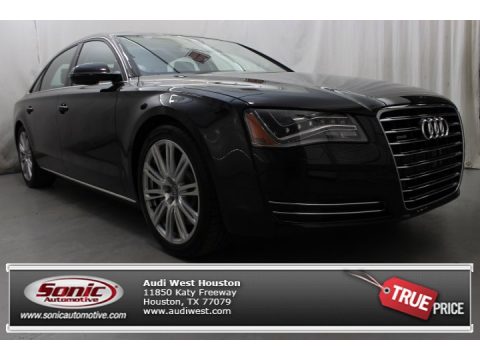 Phantom Black Pearl Effect Audi A8 L 4.0T quattro.  Click to enlarge.
