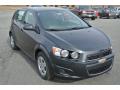 Front 3/4 View of 2014 Chevrolet Sonic LS Hatchback #1