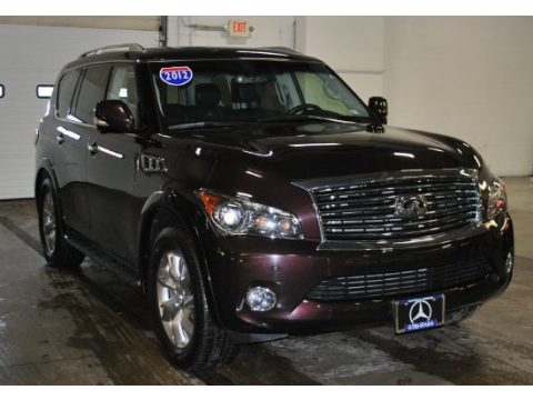 Dark Currant Infiniti QX 56 4WD.  Click to enlarge.