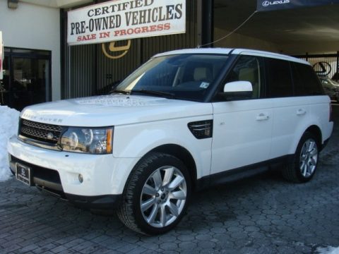 Fuji White Land Rover Range Rover Sport HSE.  Click to enlarge.