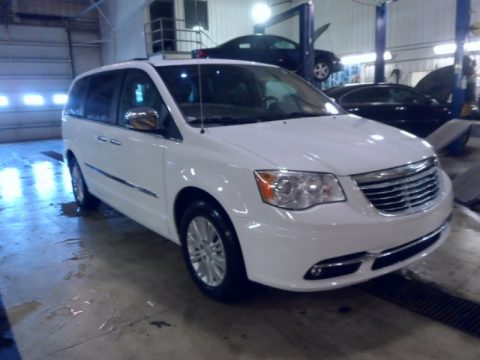 Bright White Chrysler Town & Country Limited.  Click to enlarge.