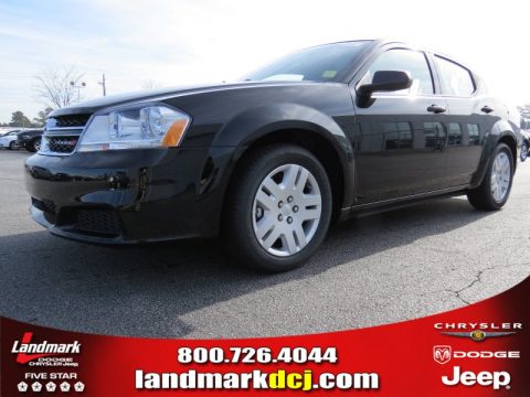 Black Clear Coat Dodge Avenger SE.  Click to enlarge.