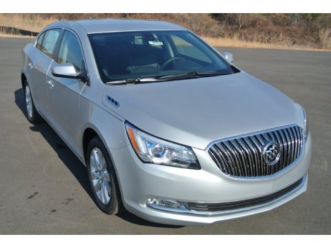 Quicksilver Metallic Buick LaCrosse Leather.  Click to enlarge.