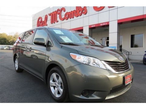 Cypress Green Pearl Toyota Sienna LE.  Click to enlarge.