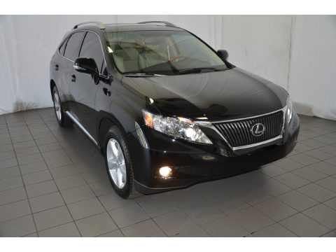 Obsidian Black Lexus RX 350 AWD.  Click to enlarge.