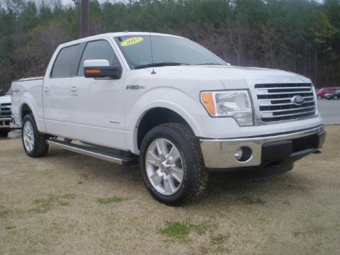 Oxford White Ford F150 Lariat SuperCrew 4x4.  Click to enlarge.