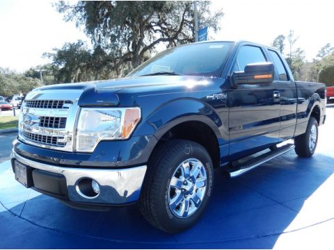 Blue Jeans Ford F150 XLT SuperCab.  Click to enlarge.