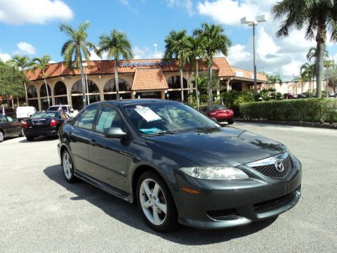 Steel Gray Metallic Mazda MAZDA6 s Sedan.  Click to enlarge.
