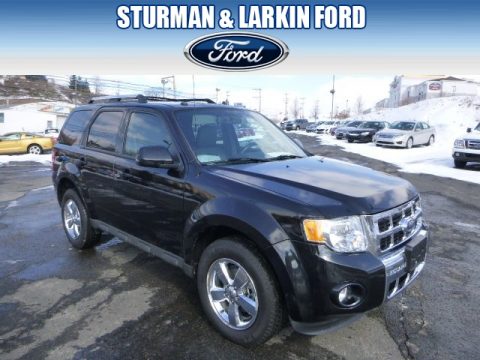 Tuxedo Black Metallic Ford Escape Limited V6 4WD.  Click to enlarge.