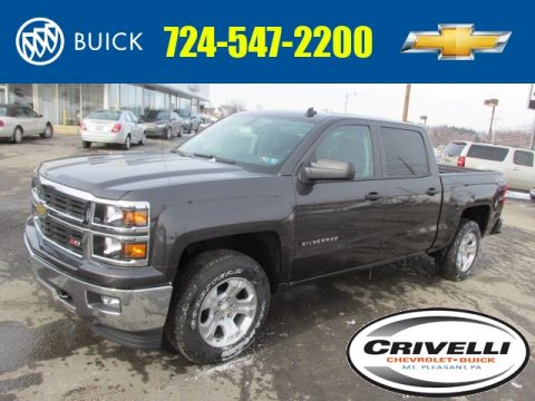 Tungsten Metallic Chevrolet Silverado 1500 LT Z71 Crew Cab 4x4.  Click to enlarge.