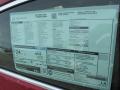  2014 Buick Regal FWD Window Sticker #9