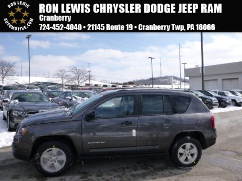 Mineral Gray Metallic Jeep Compass Sport.  Click to enlarge.