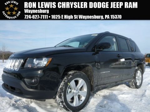 Black Jeep Compass Latitude 4x4.  Click to enlarge.