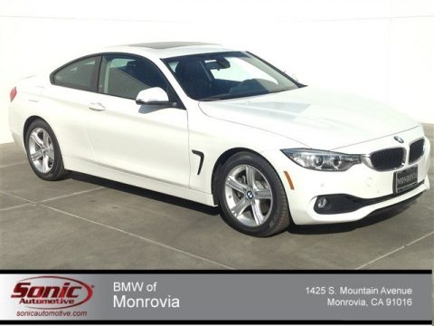 Alpine White BMW 4 Series 428i Coupe.  Click to enlarge.