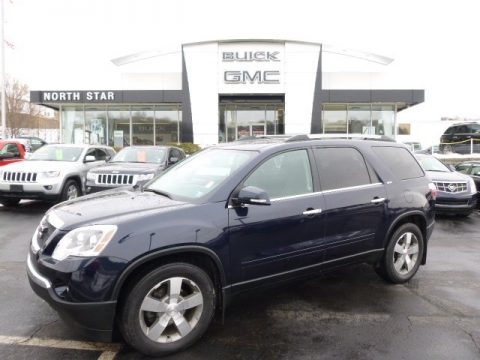 Deep Blue Metallic GMC Acadia SLT AWD.  Click to enlarge.
