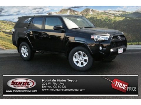 Black Toyota 4Runner SR5 4x4.  Click to enlarge.