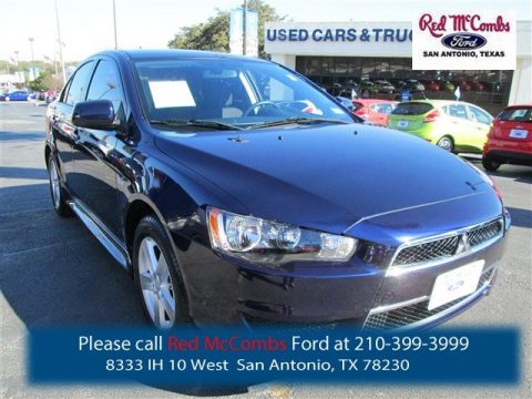 Cosmic Blue Metallic Mitsubishi Lancer SE AWC.  Click to enlarge.