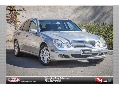 Brilliant Silver Metallic Mercedes-Benz E 350 Sedan.  Click to enlarge.