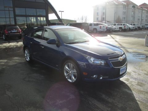 Blue Topaz Metallic Chevrolet Cruze LTZ.  Click to enlarge.