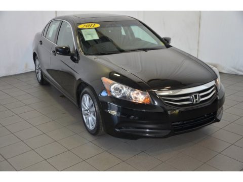 Crystal Black Pearl Honda Accord EX-L Sedan.  Click to enlarge.