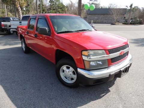 Victory Red Chevrolet Colorado LT Crew Cab.  Click to enlarge.