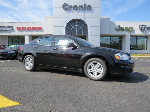Black Clear Coat Dodge Avenger SE.  Click to enlarge.