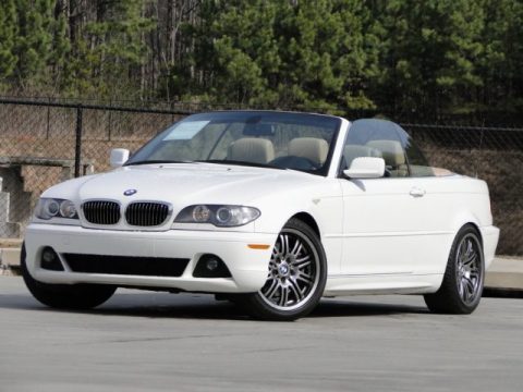 Alpine White BMW 3 Series 330i Convertible.  Click to enlarge.