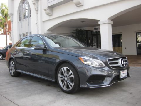 Steel Gray Metallic Mercedes-Benz E 350 Sport Sedan.  Click to enlarge.