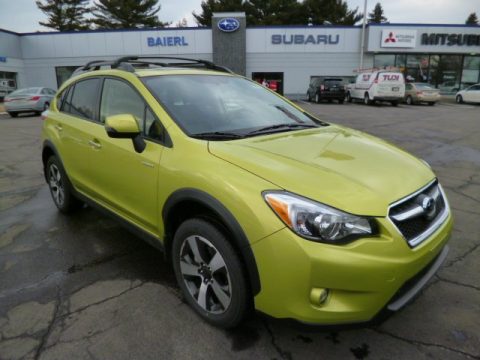 Plasma Green Subaru XV Crosstrek Hybrid Touring.  Click to enlarge.