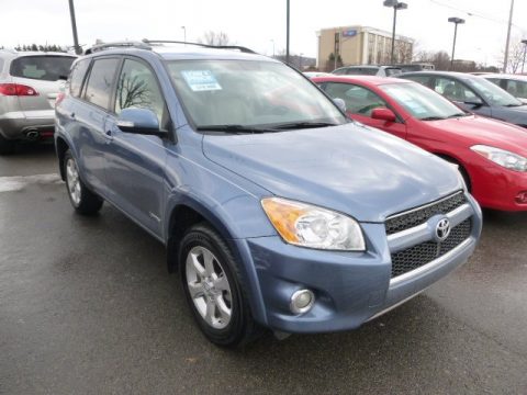 Pacific Blue Metallic Toyota RAV4 Limited 4WD.  Click to enlarge.