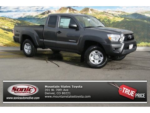 Magnetic Gray Metallic Toyota Tacoma Access Cab 4x4.  Click to enlarge.