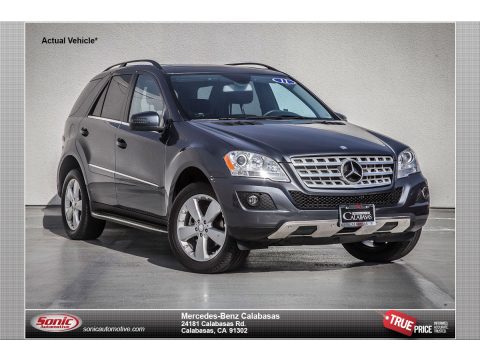 Steel Grey Metallic Mercedes-Benz ML 350.  Click to enlarge.