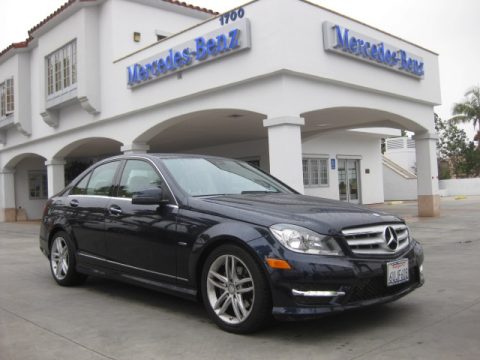Lunar Blue Metallic Mercedes-Benz C 250 Sport.  Click to enlarge.