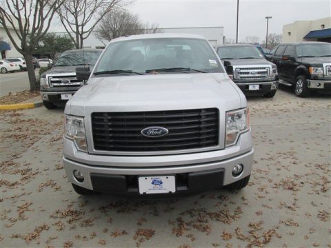 Ingot Silver Ford F150 STX SuperCrew.  Click to enlarge.