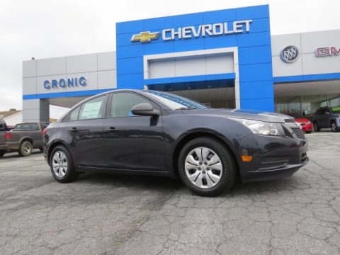 Blue Ray Metallic Chevrolet Cruze LS.  Click to enlarge.