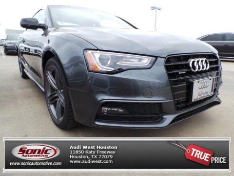 Daytona Gray Pearl Effect Audi A5 2.0T quattro Coupe.  Click to enlarge.