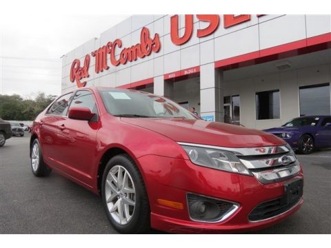 Red Candy Metallic Ford Fusion SEL.  Click to enlarge.