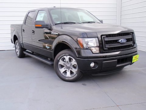 Tuxedo Black Ford F150 FX2 SuperCrew.  Click to enlarge.