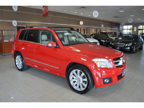 Mars Red Mercedes-Benz GLK 350 4Matic.  Click to enlarge.