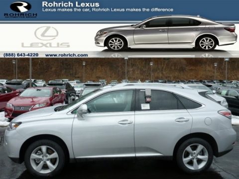 Silver Lining Metallic Lexus RX 350 AWD.  Click to enlarge.